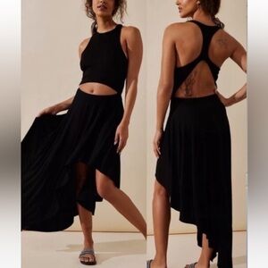 FP Beach Black Midi dress size small